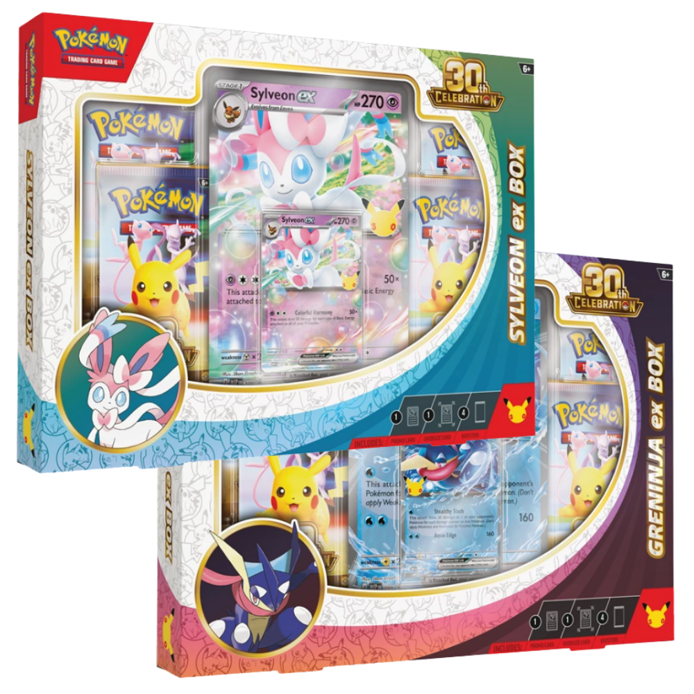 Pokémon TCG: 30th Celebration - EX Collection Box (1 per Customer)