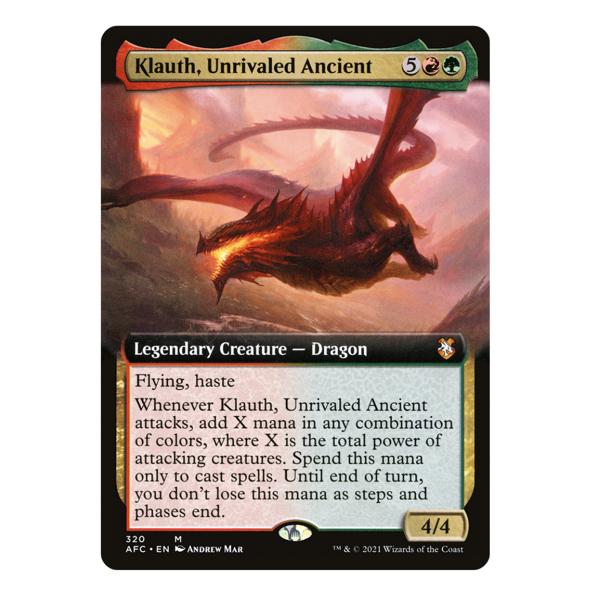 MTG - Adventures in the Forgotten Realms - Klauth Unrivaled Ancient