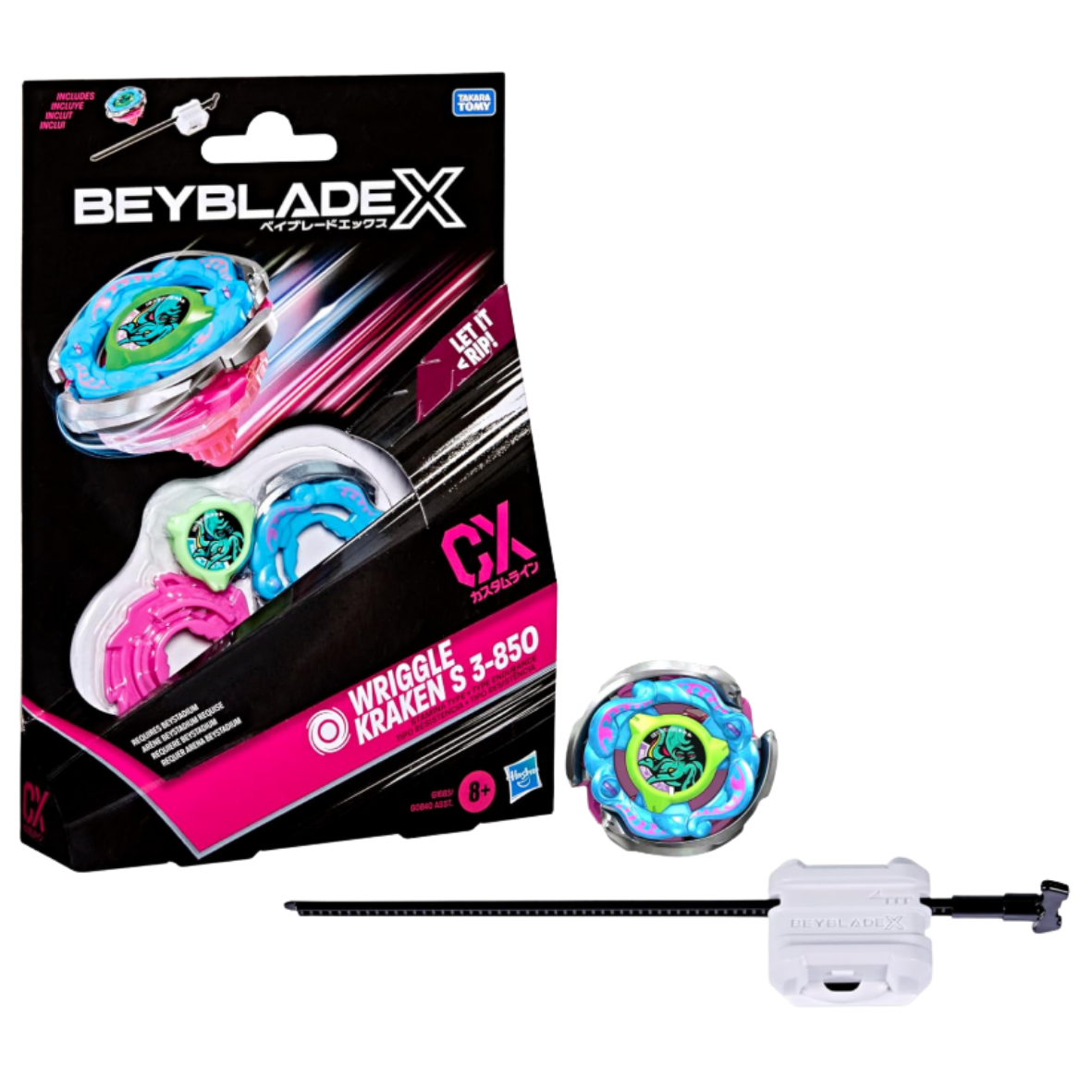 HASBRO - Beyblade X: Wriggle Kraken S 3-85O CX Starter Pack