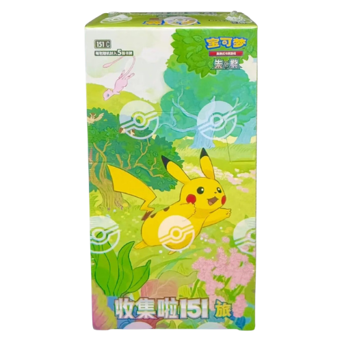 Pokémon: Collect 151 Journey - Booster Display