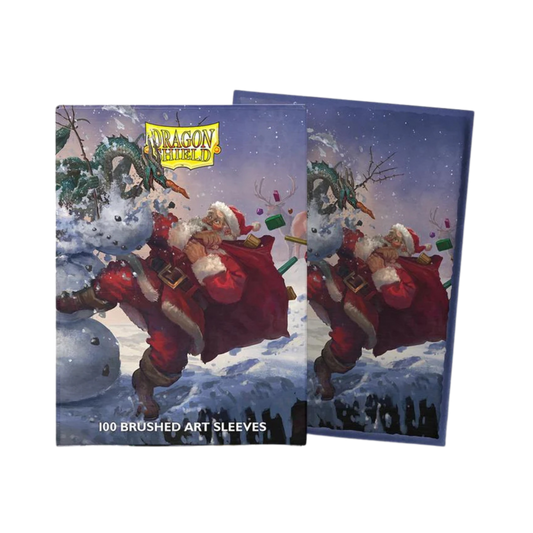 Dragon Shield: 100 Brushed Art Sleeves – Christmas 2025 (Standard Size)