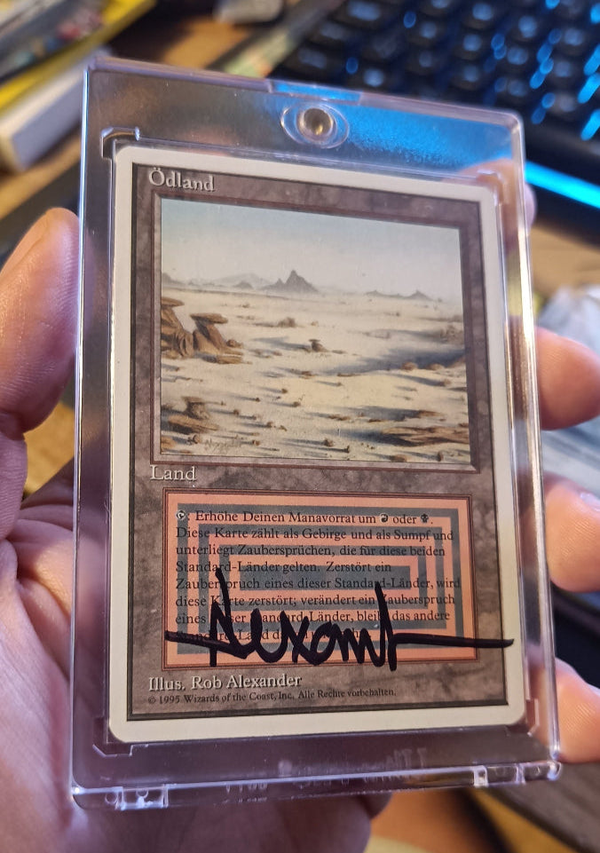 MTG - Ödland - Revised (DE/Signed)
