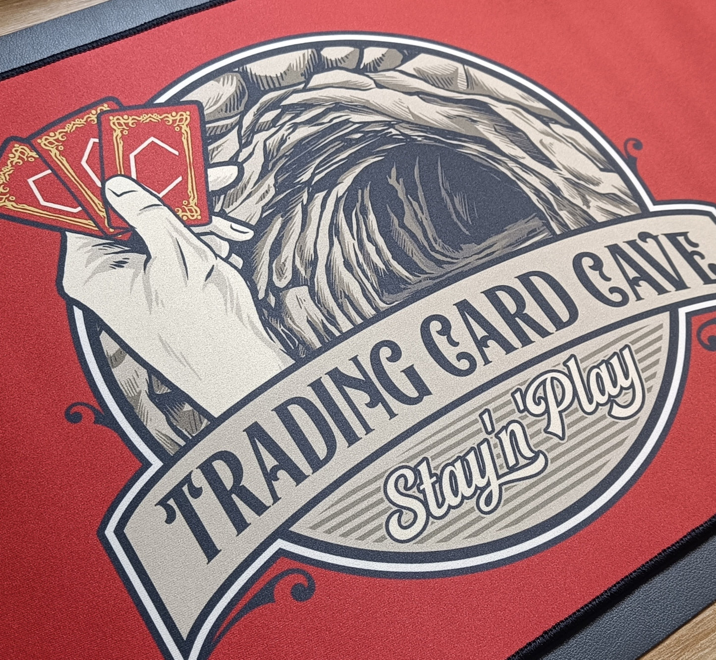 Playmat - Rot (TradingCardCave)