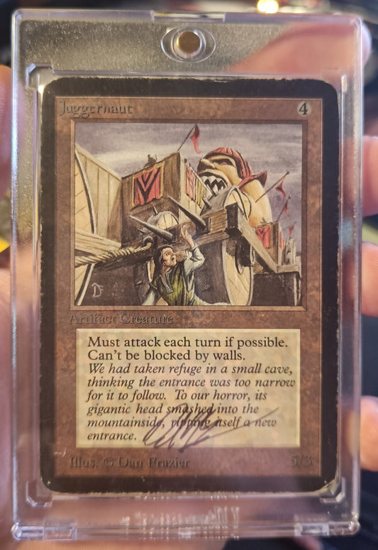 MTG - Juggernaut - Alpha (EN/SIGNED)