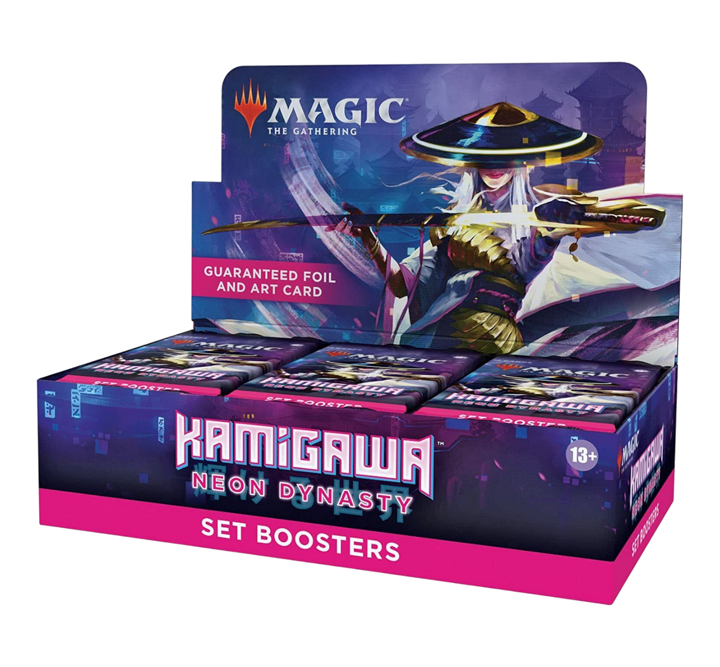 Kamigawa Neon Dynasty Set Booster Display