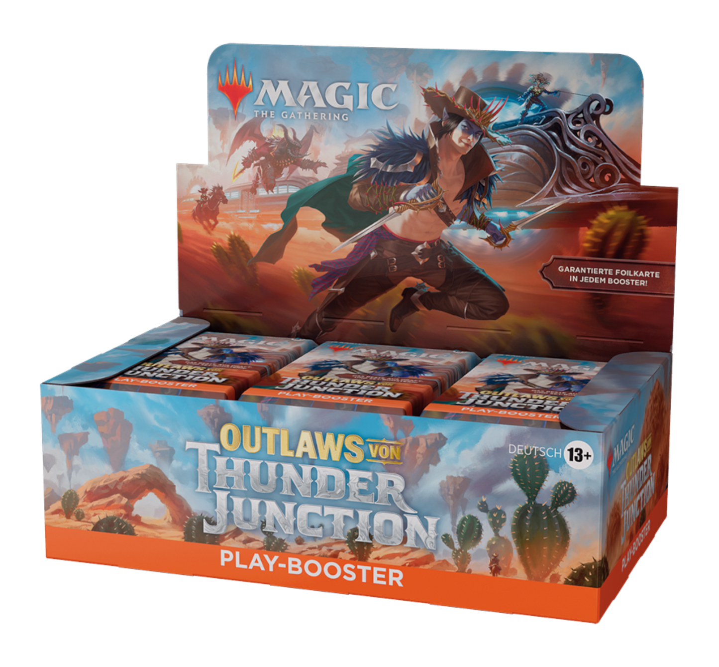 Magic: The Gathering – Outlaws von Thunder Junction Play-Booster-Display