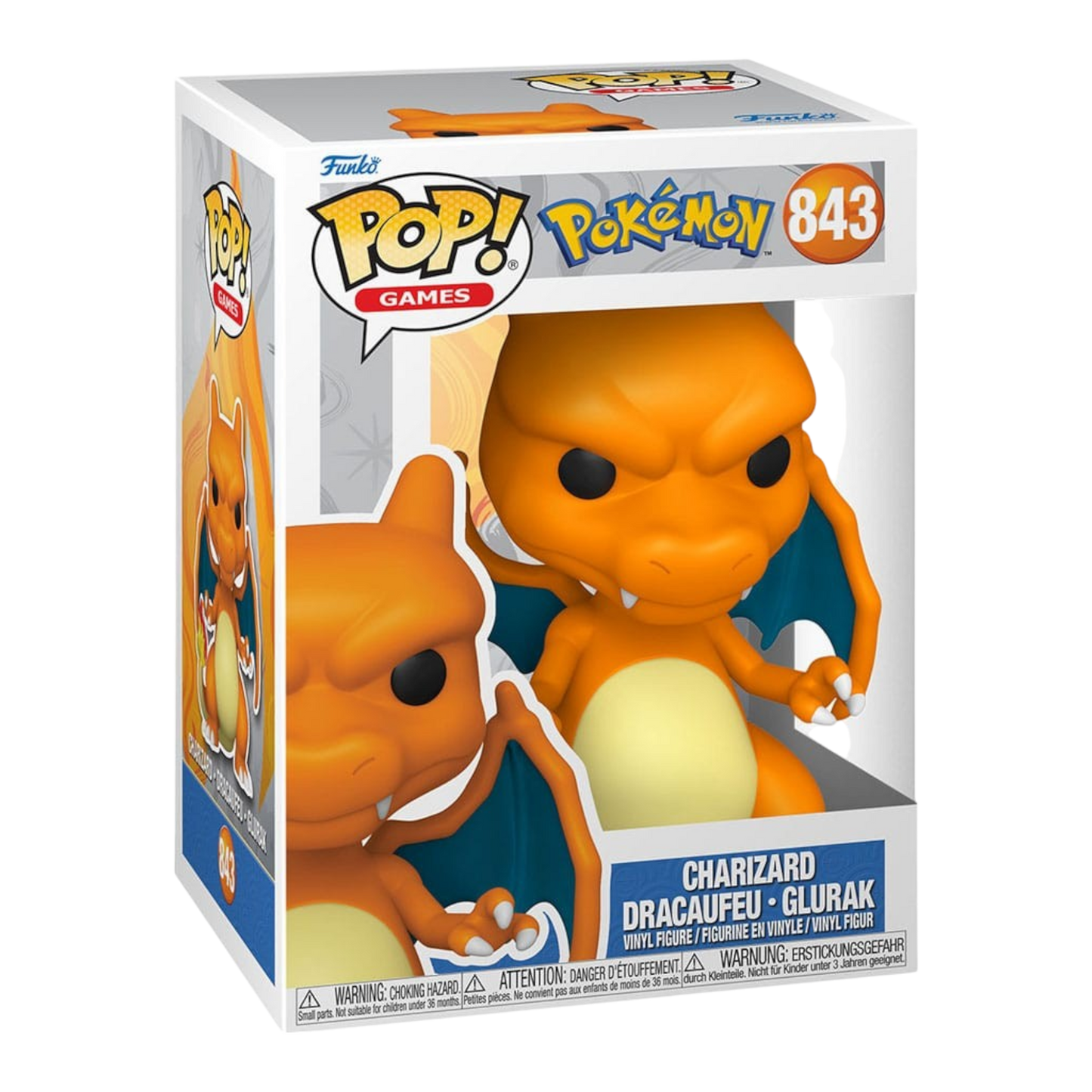 Pokemon POP! Games Vinyl Figur Charizard (EMEA) 9 cm