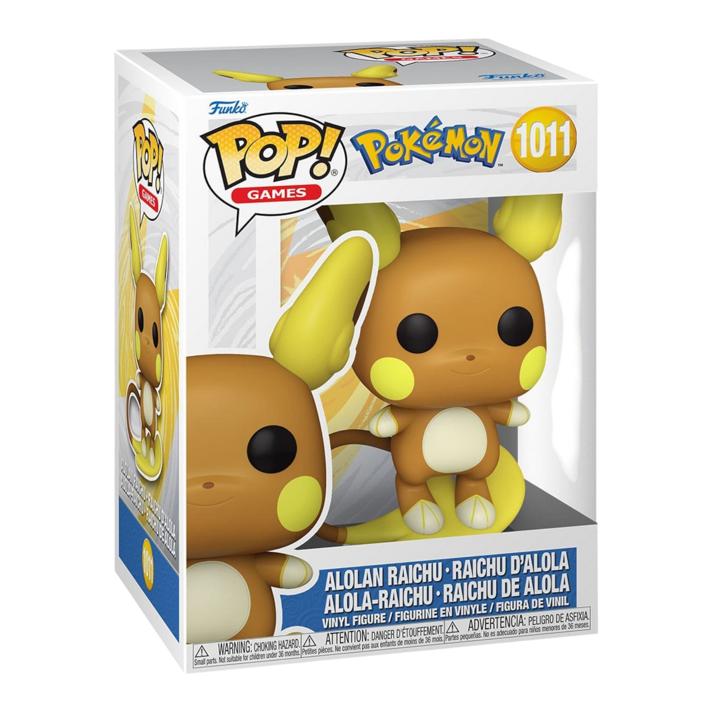 Pokemon POP! Games Vinyl Figur Raichu(Alolan)(EMEA) 9 cm