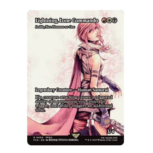 MTG - Isshin, Two Heavens as One / Lightning Lone Commando - Final Fan TradingCardCave MTG - Isshin, Two Heavens as One / Lightning Lone Commando - Final Fan TradingCardCave