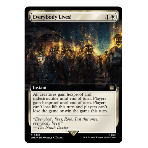 MTG - Everybody Lives SURGE FOIL - Dr.Who (EN)
