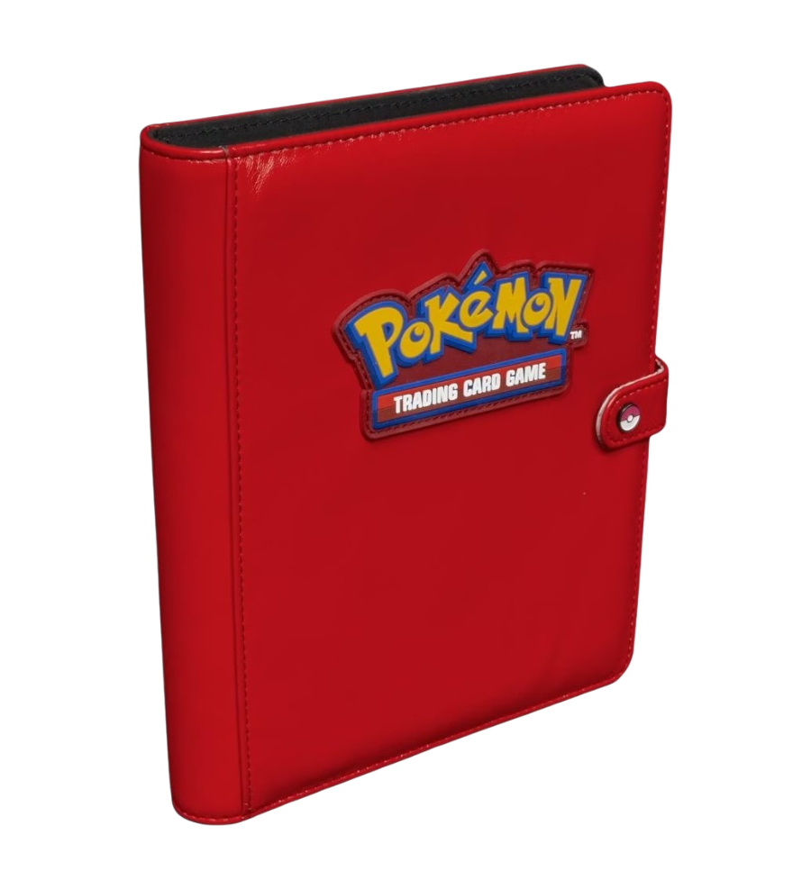 Ultra Pro 4-Pocket Premium Snap Binder – Red (Pokémon)