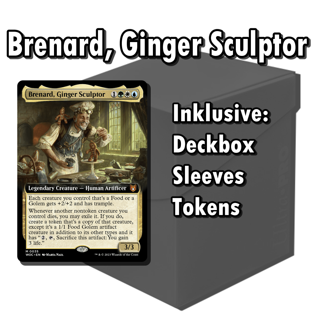 Commander-Deck: BRENARD, GINGER SCULPTOR TradingCardCave Commander-Deck: BRENARD, GINGER SCULPTOR TradingCardCave