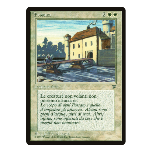 moat mtg card MTG - Fossato/Moat