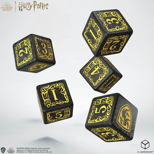 Ultimate Guard- Harry Potter Würfel und Beutel (Hufflepuff)