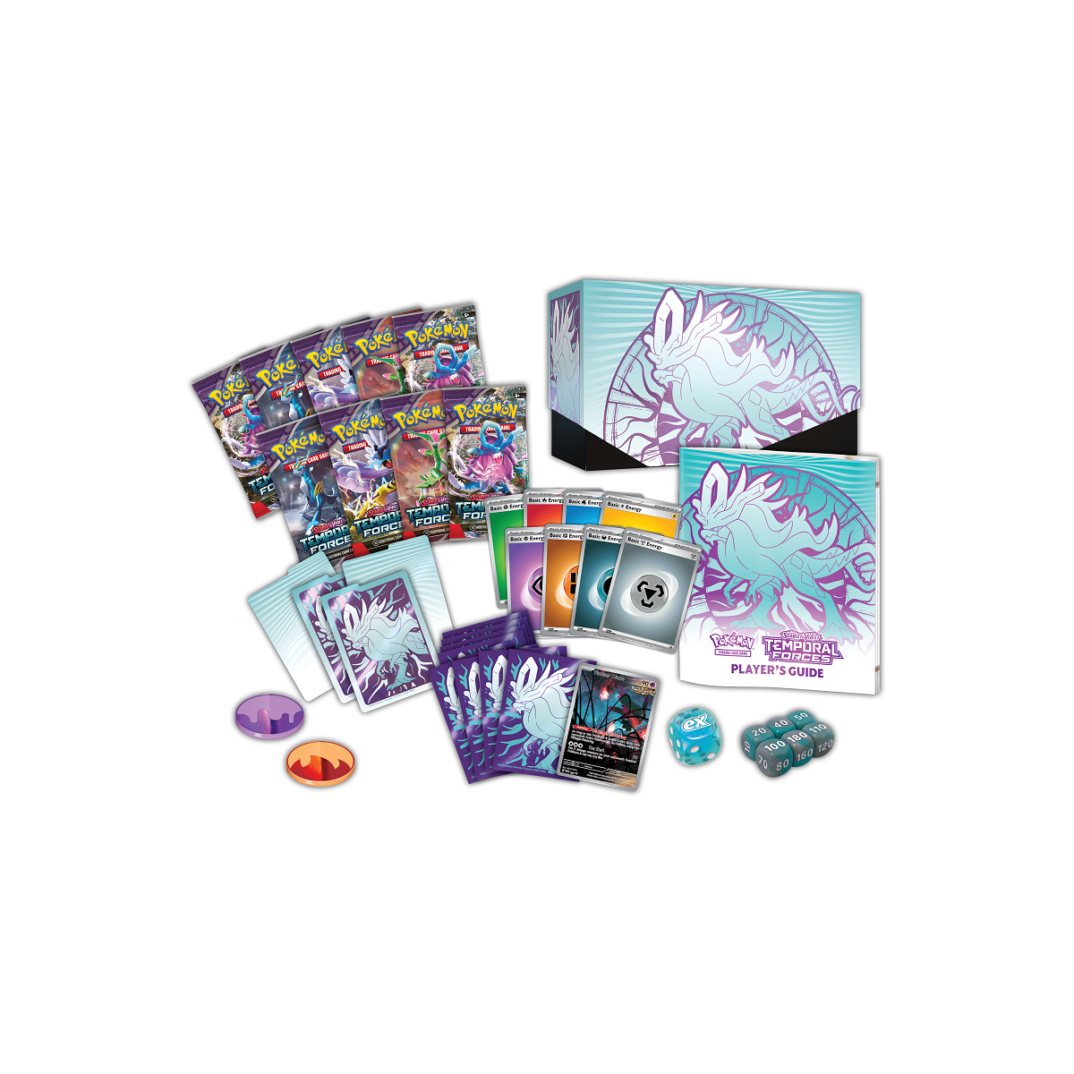 Pokemon Scarlet & Violet Temporal Forces Elite Trainer Box Walking Wake