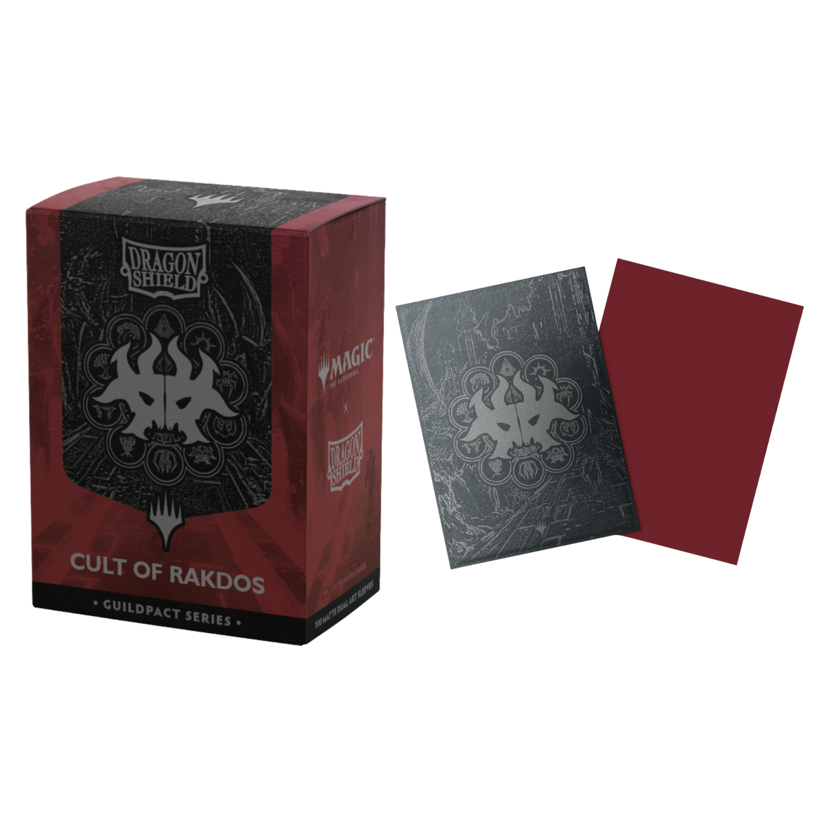Dragon Shield: Standard Brushed Dual Art Sleeves: The Guildpact Series (100 Sleeves)
