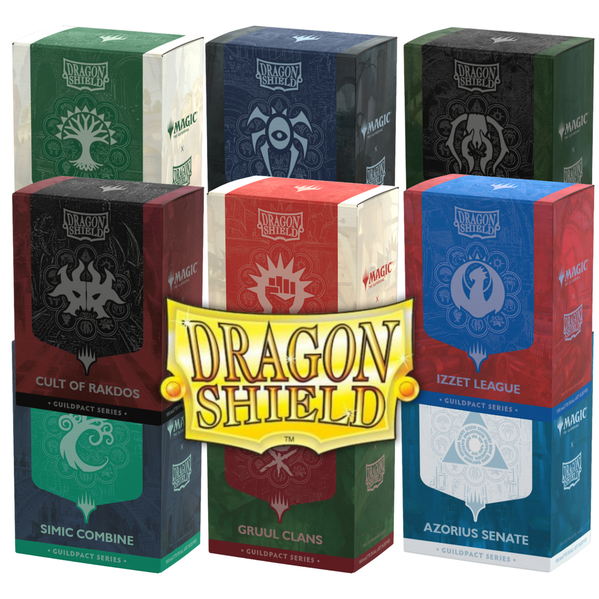 Dragon Shield: Standard Brushed Dual Art Sleeves: The Guildpact Series (100 Sleeves)