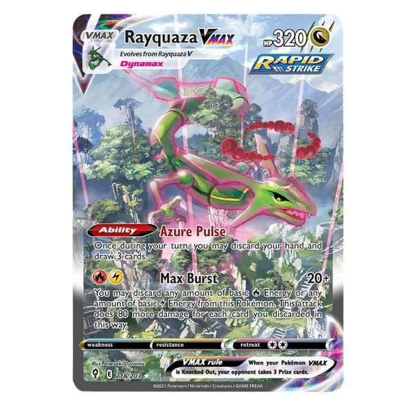 POKEMON -Rayquaza Vmax - 218/203 (EN)