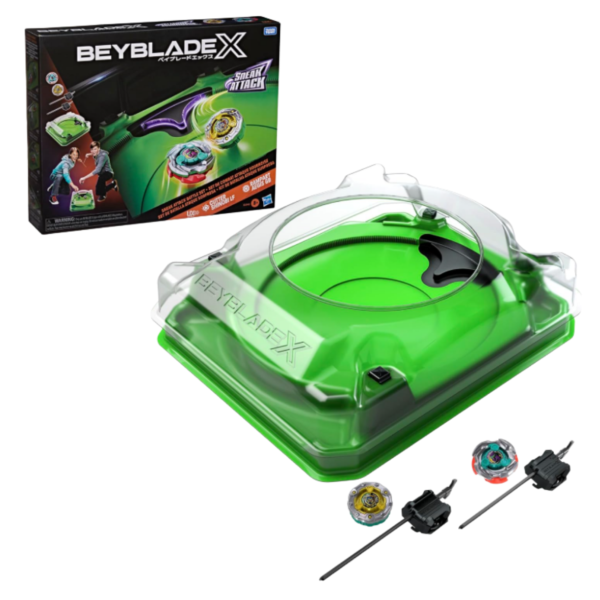 HASBRO - Beyblade X: Sneak Attack Battle Set