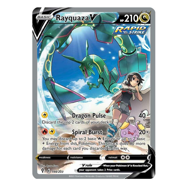 POKEMON -Rayquaza V - 194/203 (EN)