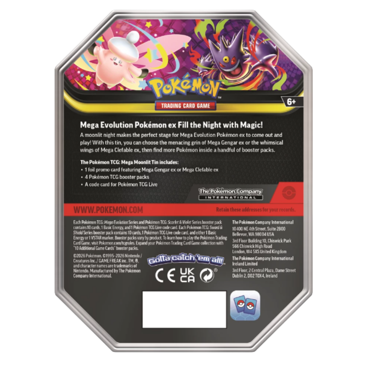 Pokémon TCG - Mega Moonlit Tin