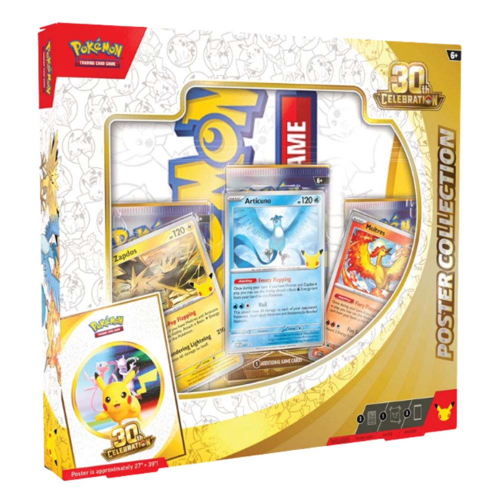 Pokémon TCG: 30th Celebration - Poster Collection (1 per Customer)
