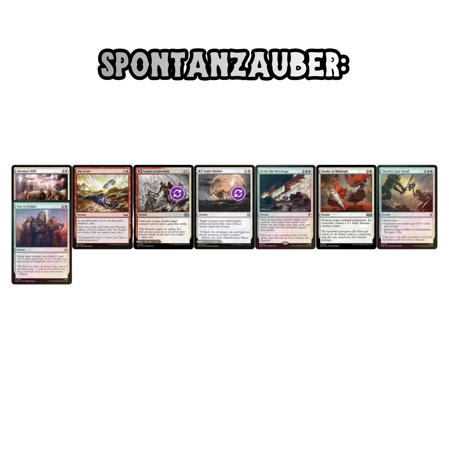 Commander-Deck: Thorin, King of Dunrin´s Folk