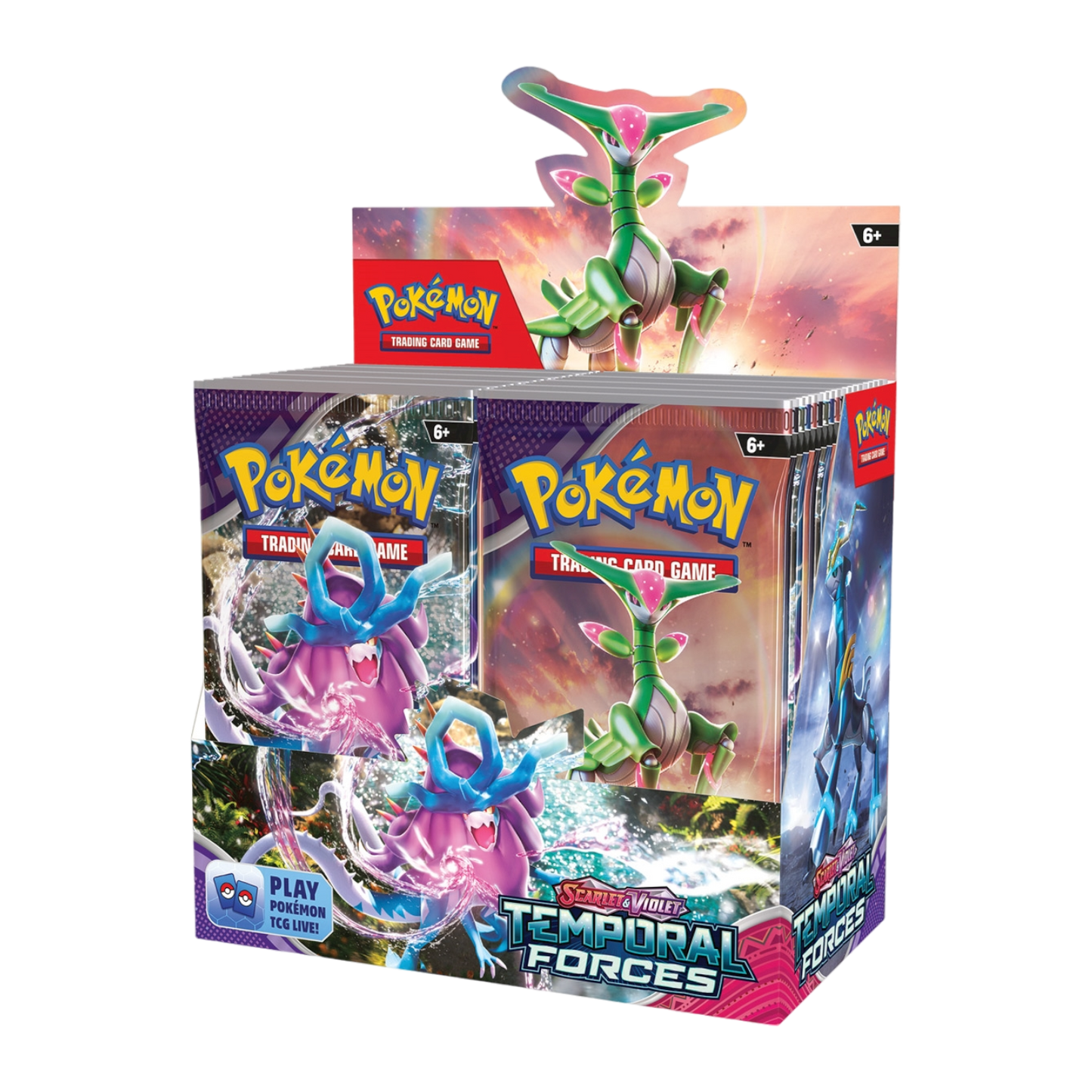 Scarlet & Violet Temporal Forces Display (36 Booster) Deutsch