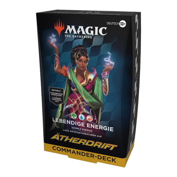 Magic: The Gathering Ätherdrift Commander-Deck – Lebendige Energie Englisch