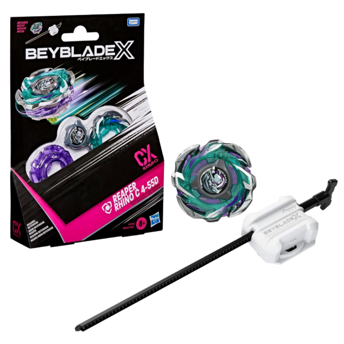 HASBRO - Beyblade X: Reaper Rhino C 4-55D CX Starter Pack Set