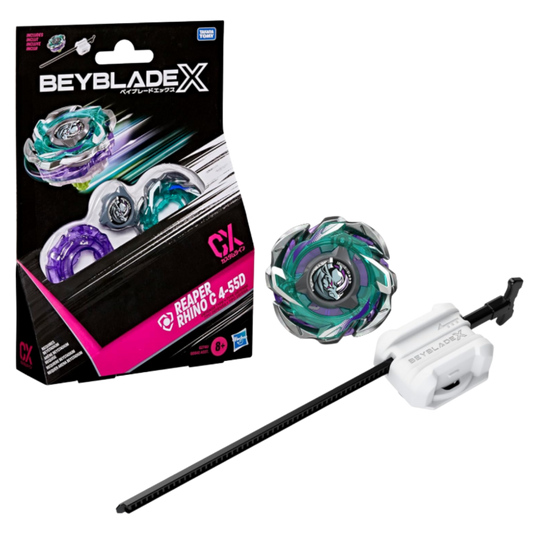HASBRO - Beyblade X: Reaper Rhino C 4-55D CX Starter Pack Set