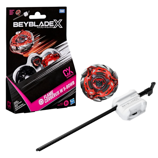 HASBRO - Beyblade X: Flame Cerberus W 5-80WB CX Starter Pack Set