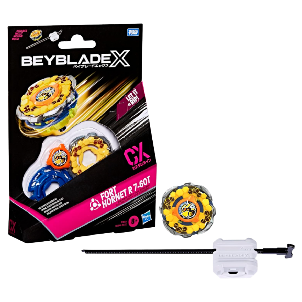 HASBRO - Beyblade X: Fort Hornet R 7-60T CX Starter Pack