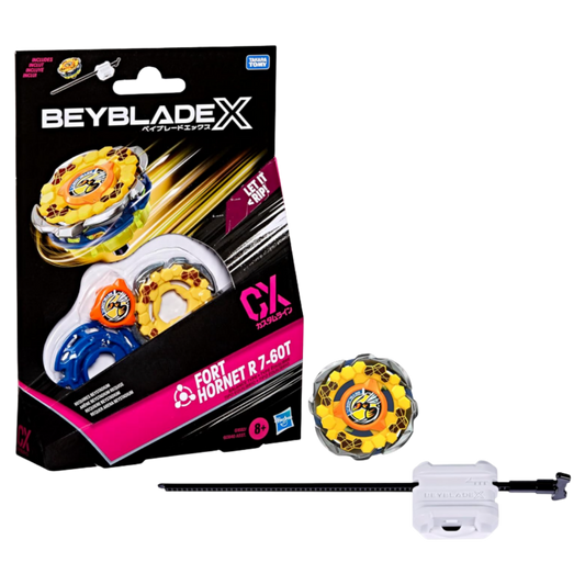 HASBRO - Beyblade X: Fort Hornet R 7-60T CX Starter Pack