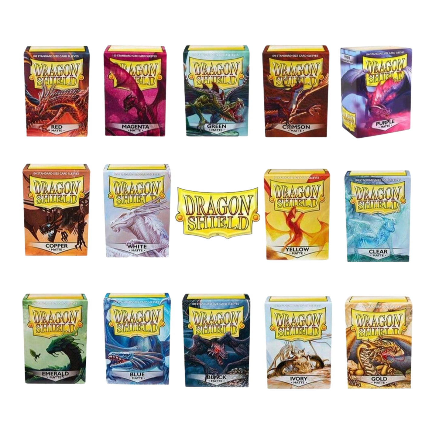 Dragon Shield Matte Copper – Standard Size (100 Sleeves)