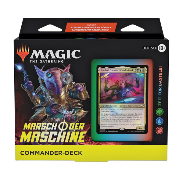 Marsch der Maschine Zeit für Bastelei - Commander Deck