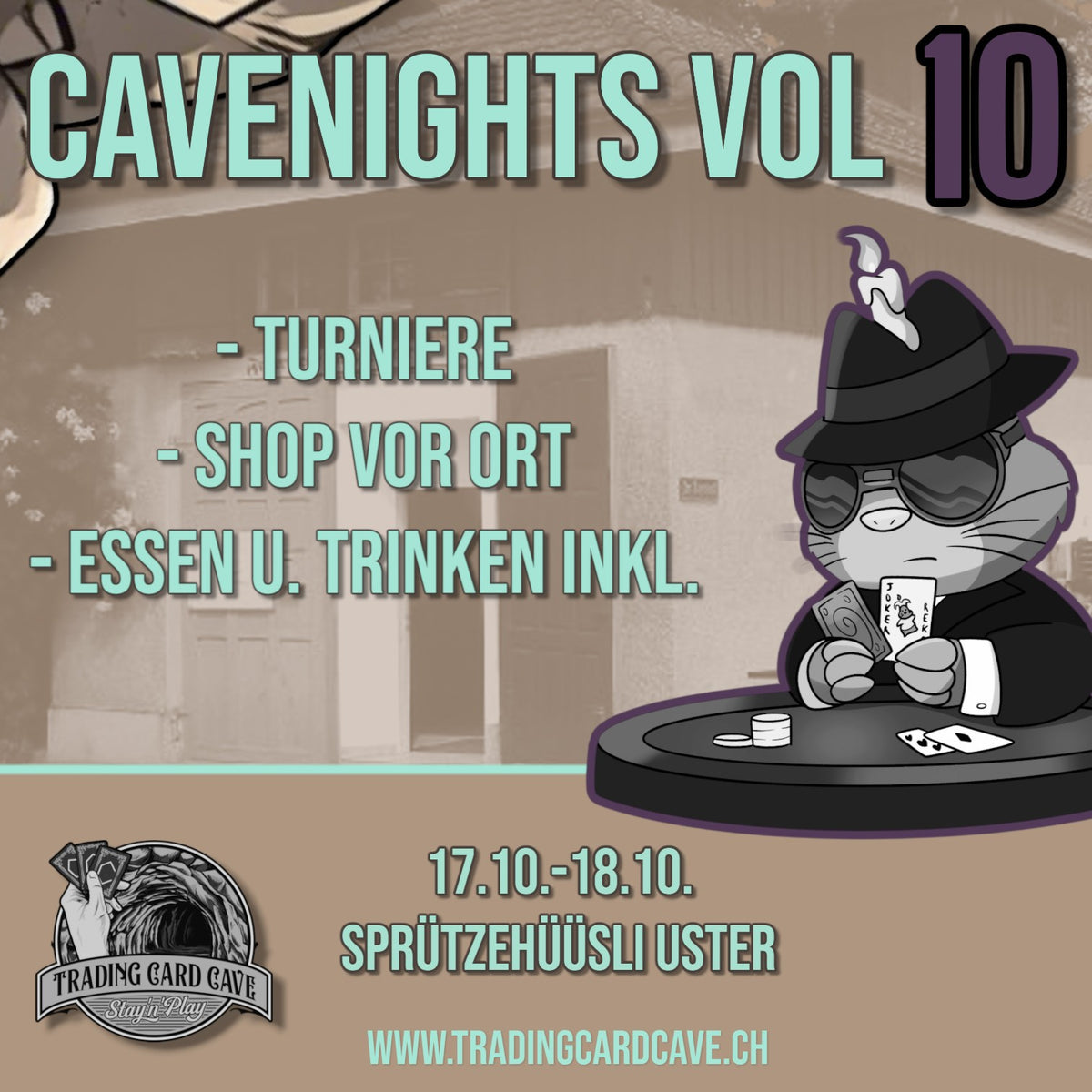 CAVENIGHTS Vol. 10 Ticket (inkl. Verpflegung)