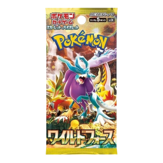 Pokémon Wild Force SV5K Booster Pack (Japanisch)
