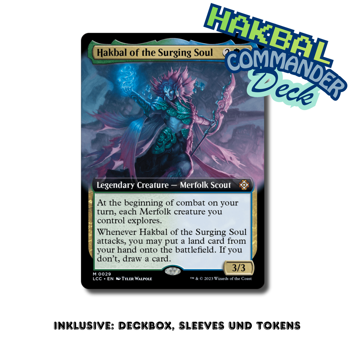 Commander-Deck: Hakbal Of the Surging Soul