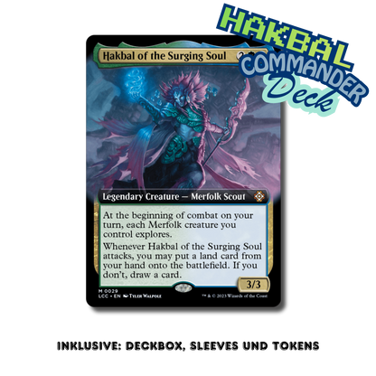 Commander-Deck: Hakbal Of the Surging Soul