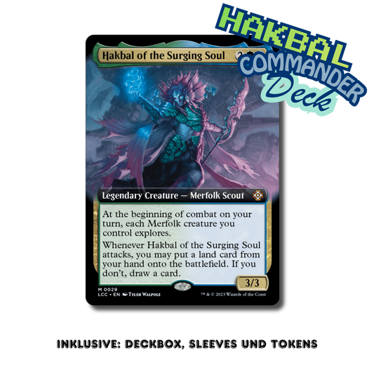 Commander-Deck: Hakbal Of the Surging Soul