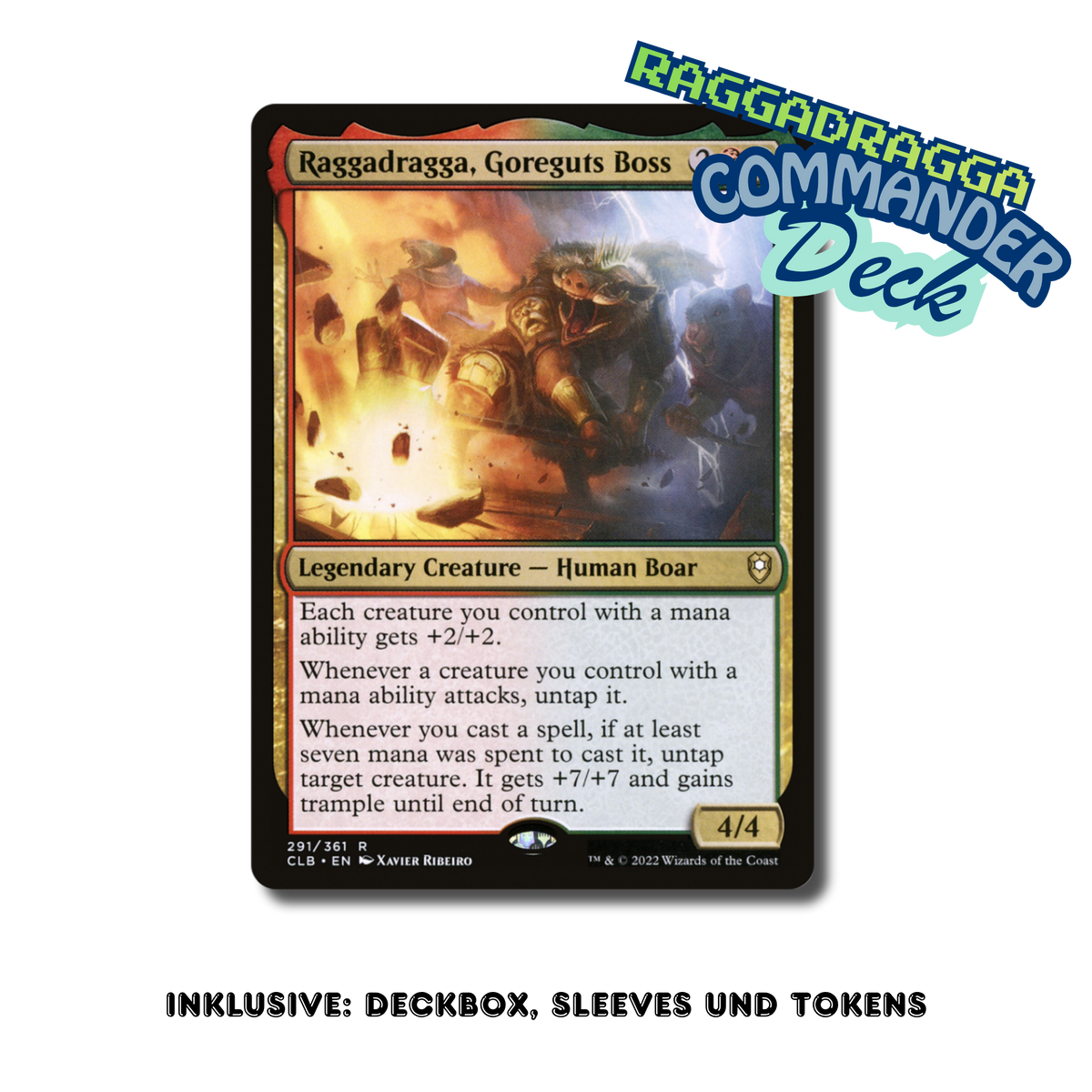 Commander Deck - Raggadragga, Goreguts Boss