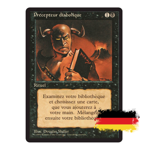 MTG - Dämonischer Lehrmeister - Foreign Black Border (DE)