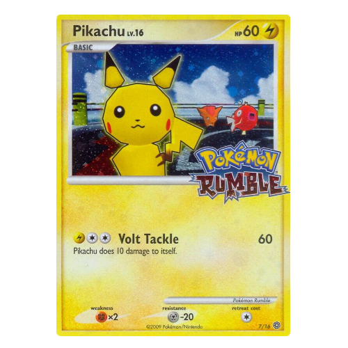 POKEMON - Pikachu Lv.16 - Pokemon Rumble Promo (EN)