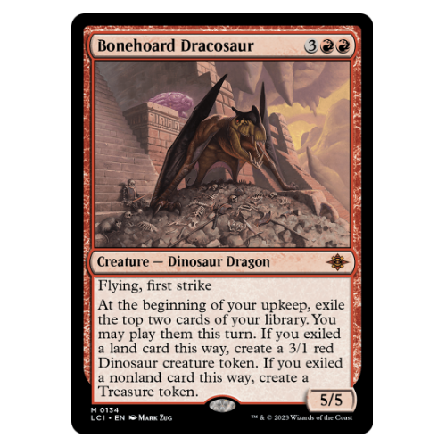 MTG - Bonehoard Dracosaur FOIL - The Lost Caverns of Ixalan (DE)