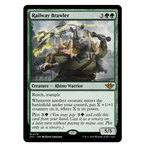 MTG - Railway Brawler - Outlaws of Thunder Junction (EN)