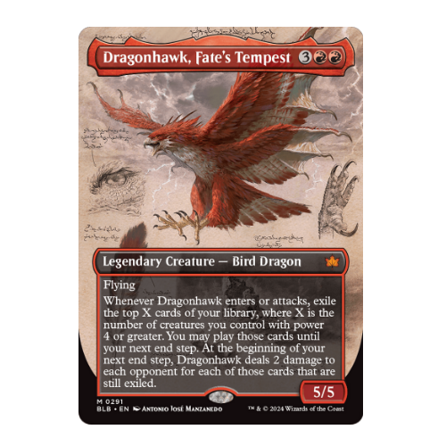 MTG - Dragonhawk, Fate's Tempest - Bloomburrow (EN)