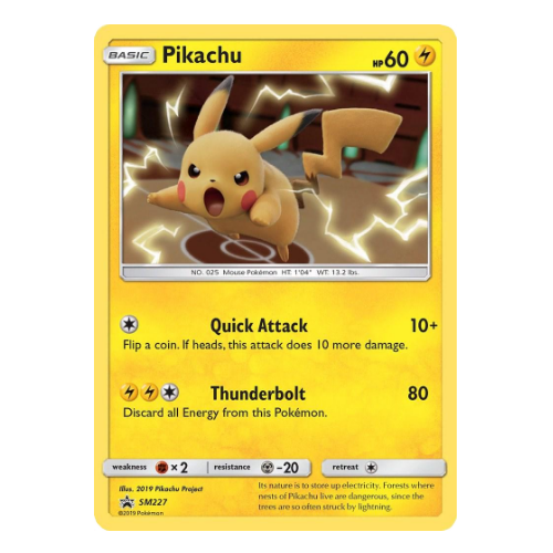 POKEMON - Pikachu - sm227 (EN)