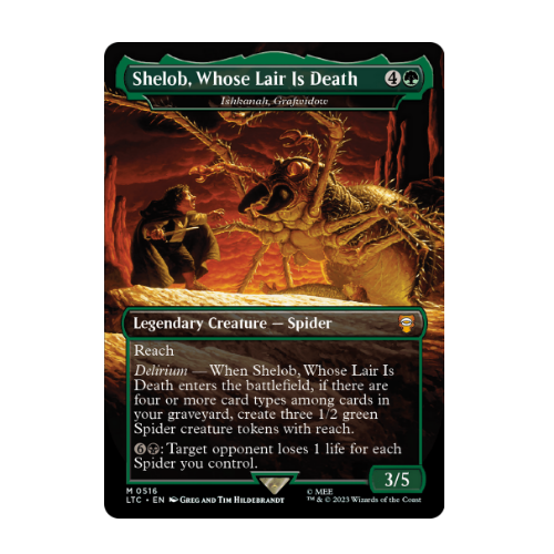 MTG - Ishkanah, Grafwidow / Shelob, Whose Lair Is Death - Lord Of The Rings (EN)