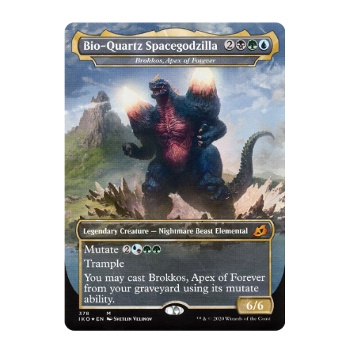 MTG - Brokkos, Apex of Forever, Bio-Quartz Spacegorilla - Ikoria, Lair Of Behemoths (EN)